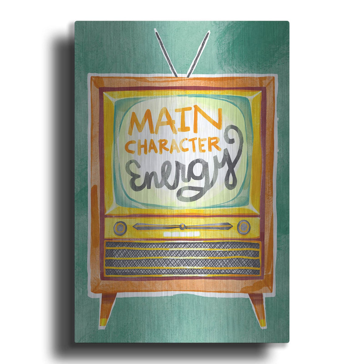 'Main Character Energy' by Michal Loren Art – Metal Wall Art