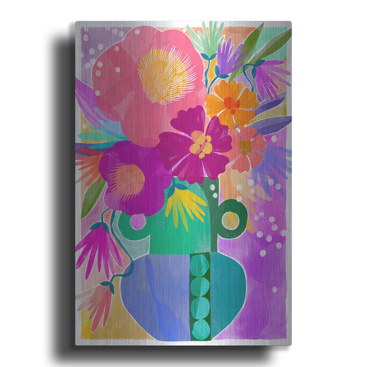 'Radiant Arrangement' by Michal Loren Art – Metal Wall Art