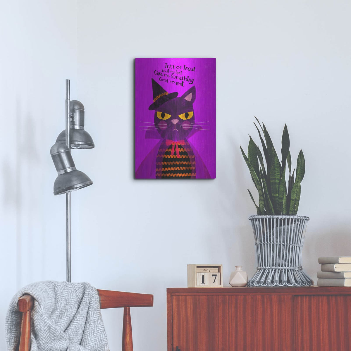 'Smell My Feet' by Michal Loren Art – Metal Wall Art, 16x24 room view