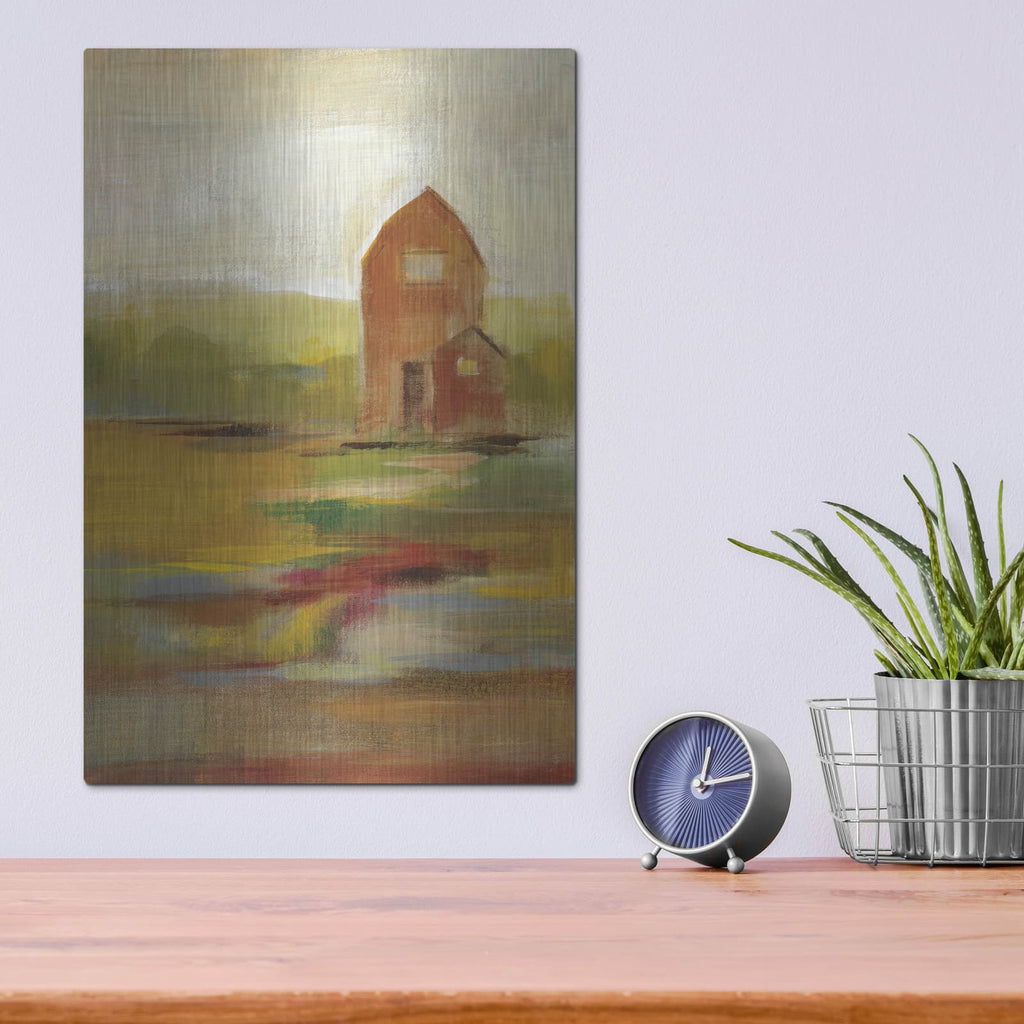'Hillside Barn II' by Silvia Vassileva – Metal Wall Art, 12x16 room view