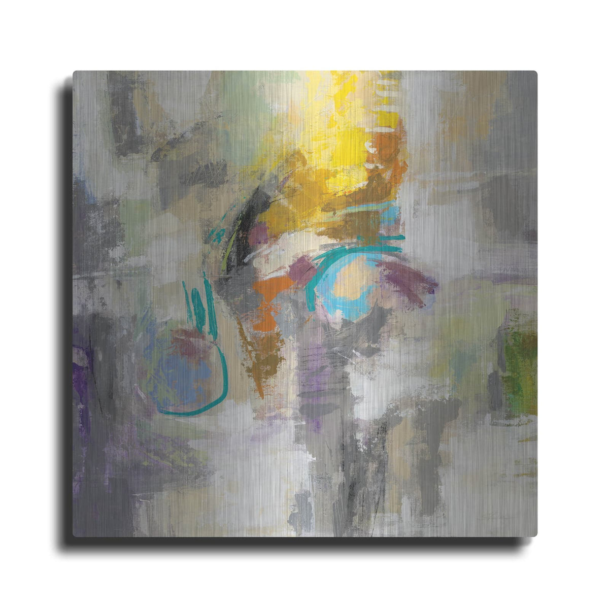 'Chalk on Asphalt' by Silvia Vassileva – Metal Wall Art