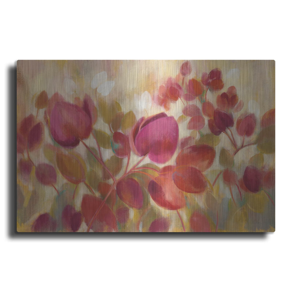 'Magenta Tropical' by Silvia Vassileva – Metal Wall Art