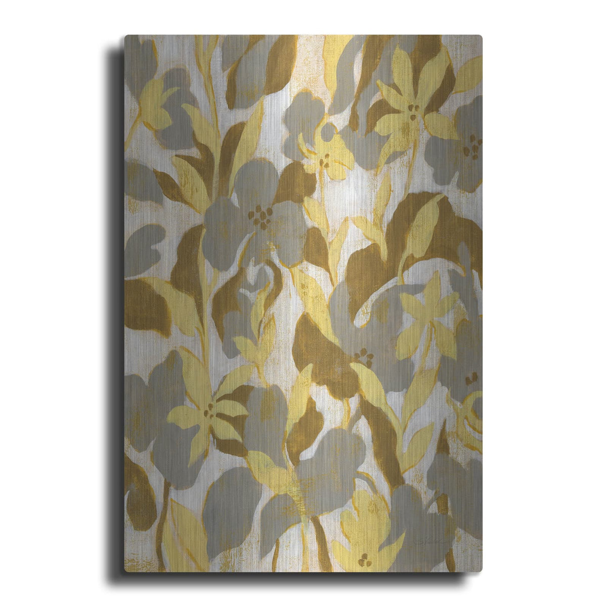 'Painted Tropical Screen II' by Silvia Vassileva – Metal Wall Art