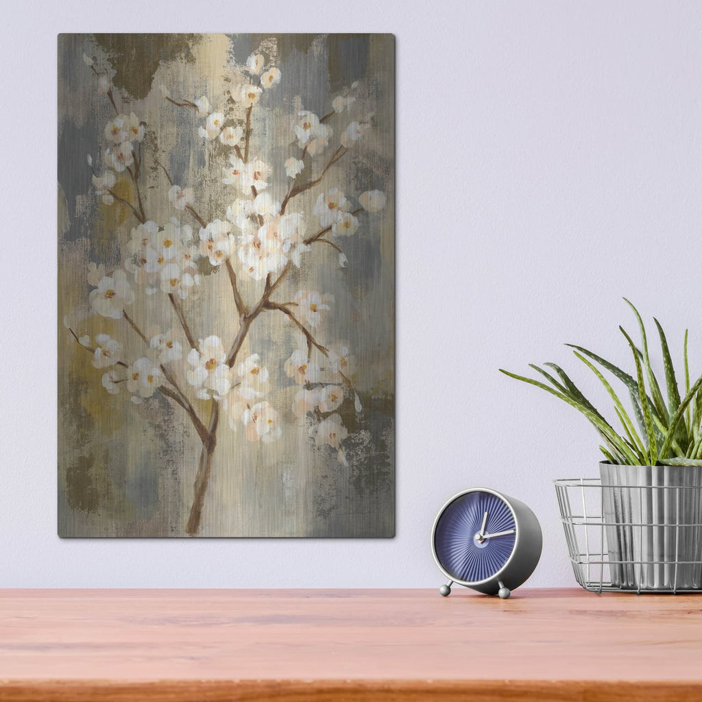 'Neutral Branches I' by Silvia Vassileva – Metal Wall Art, 12x16 room view