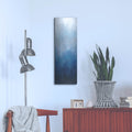 'Silver Wave I' by Silvia Vassileva – Metal Wall Art, 12x36 room view