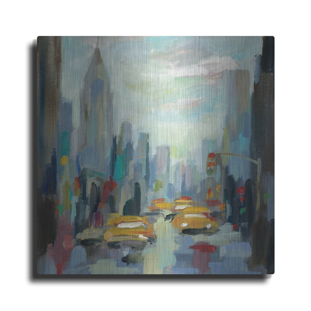 'Manhattan Sketches I' by Silvia Vassileva – Metal Wall Art