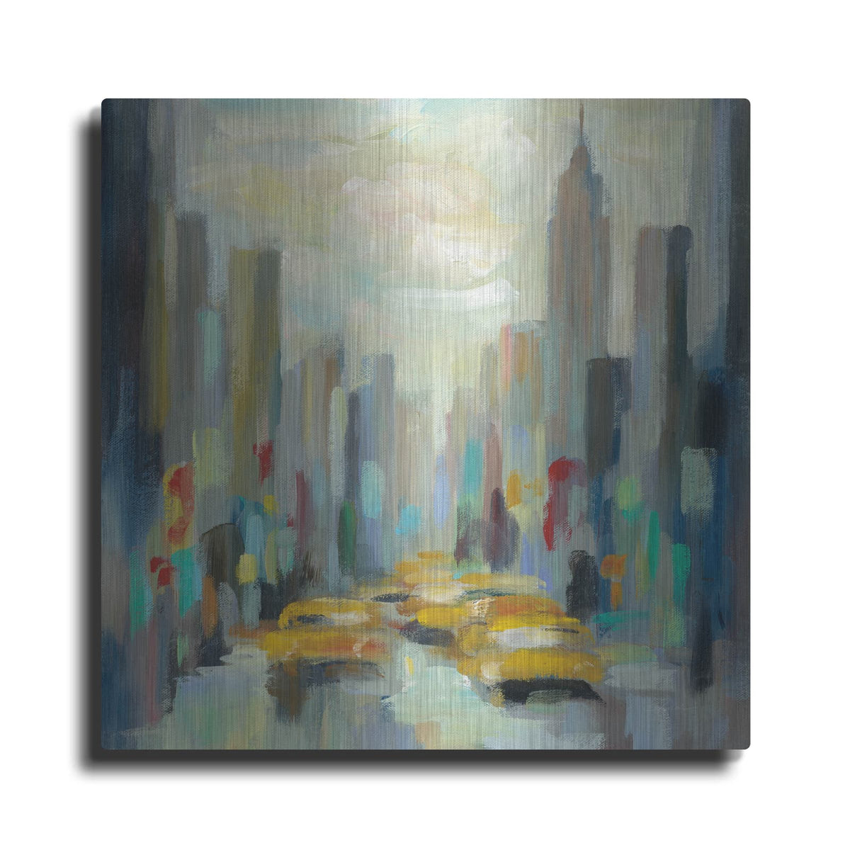 'Manhattan Sketches II' by Silvia Vassileva – Metal Wall Art