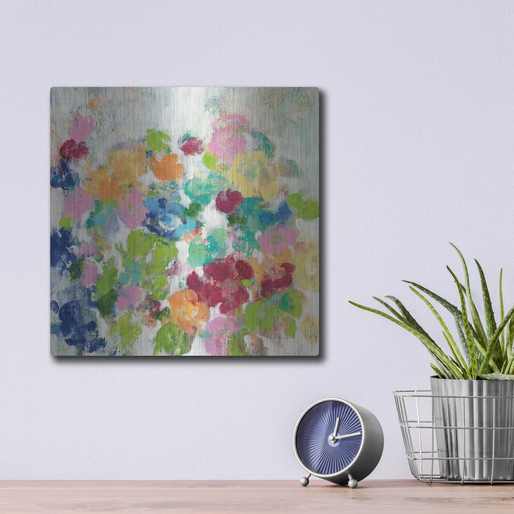 'Hydrangea Bouquet III' by Silvia Vassileva – Metal Wall Art, 12x12 room view
