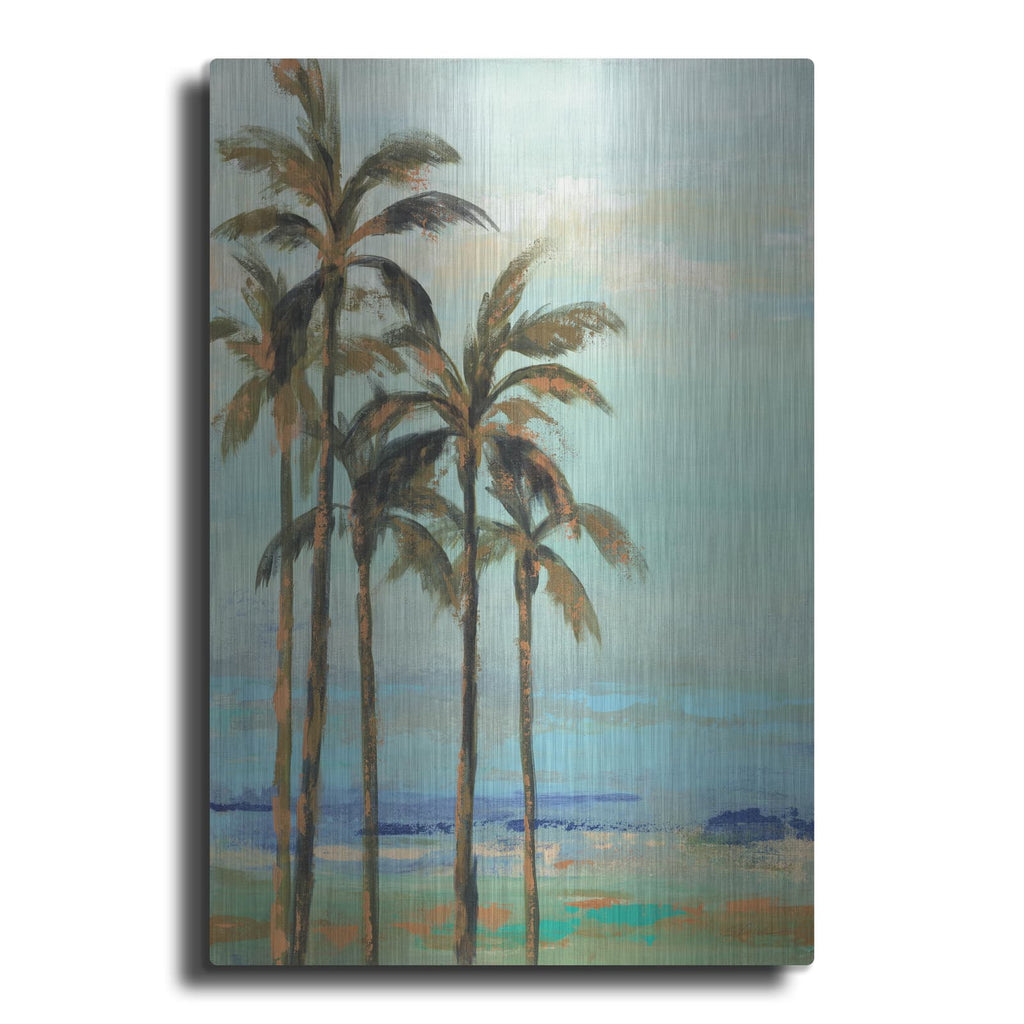 'Copper Palms II' by Silvia Vassileva – Metal Wall Art