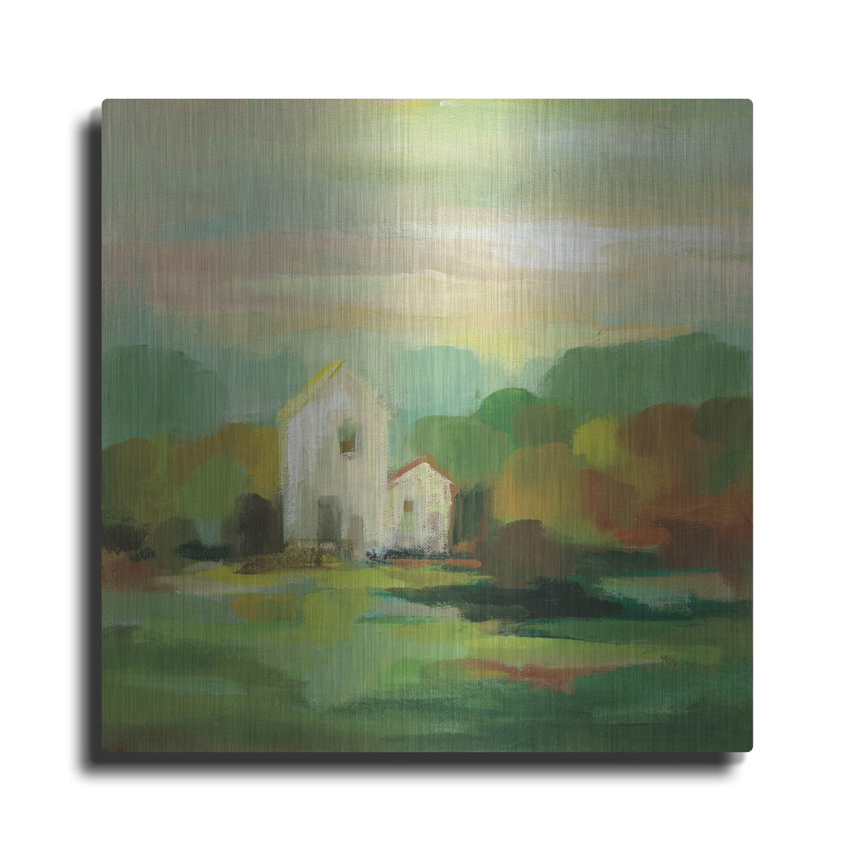 'October Farm I' by Silvia Vassileva – Metal Wall Art