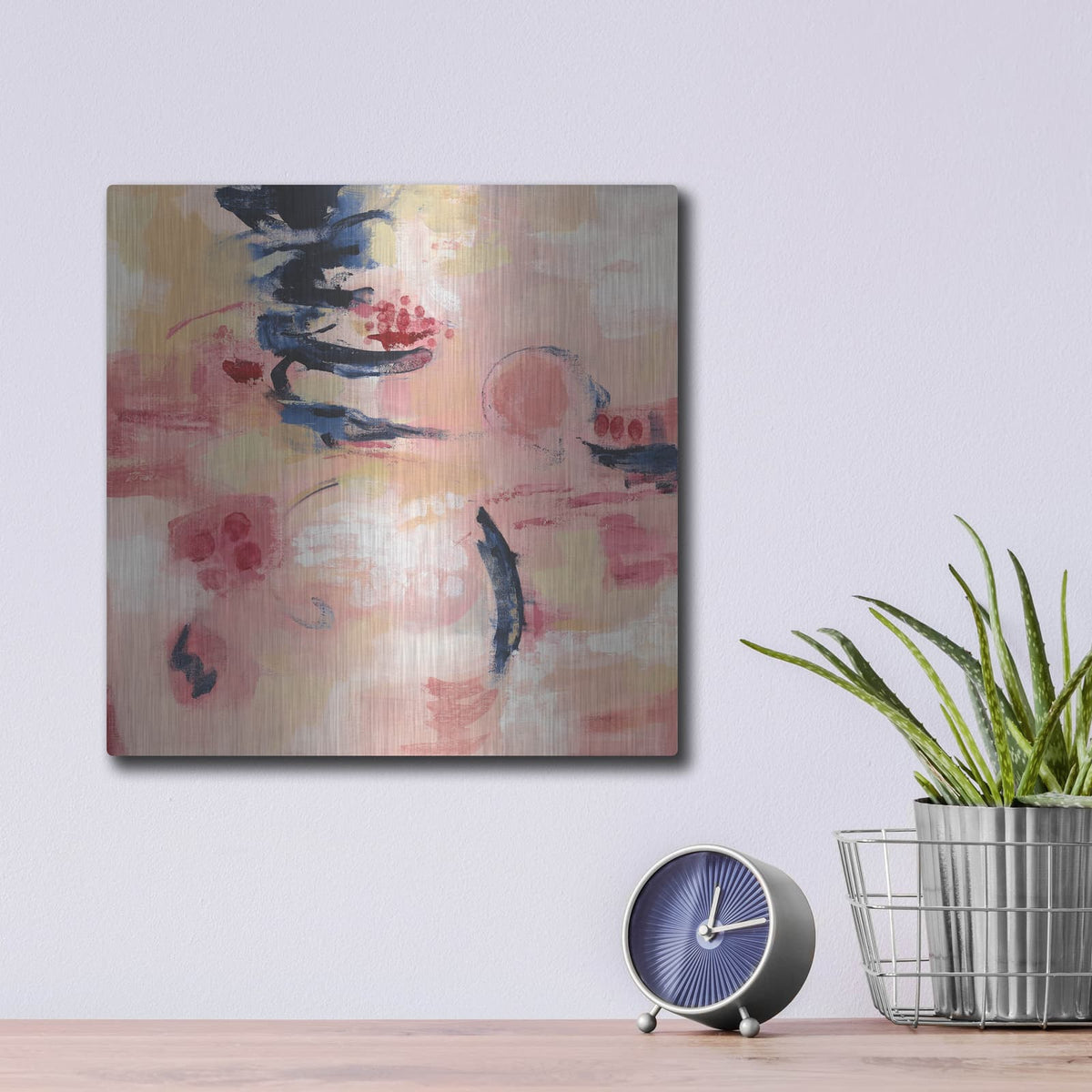 'Sakura I' by Silvia Vassileva – Metal Wall Art, 12x12 room view