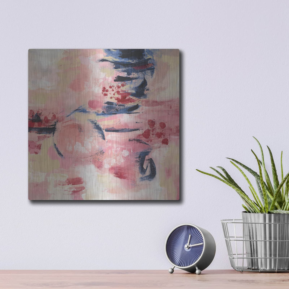 'Sakura II' by Silvia Vassileva – Metal Wall Art, 12x12 room view