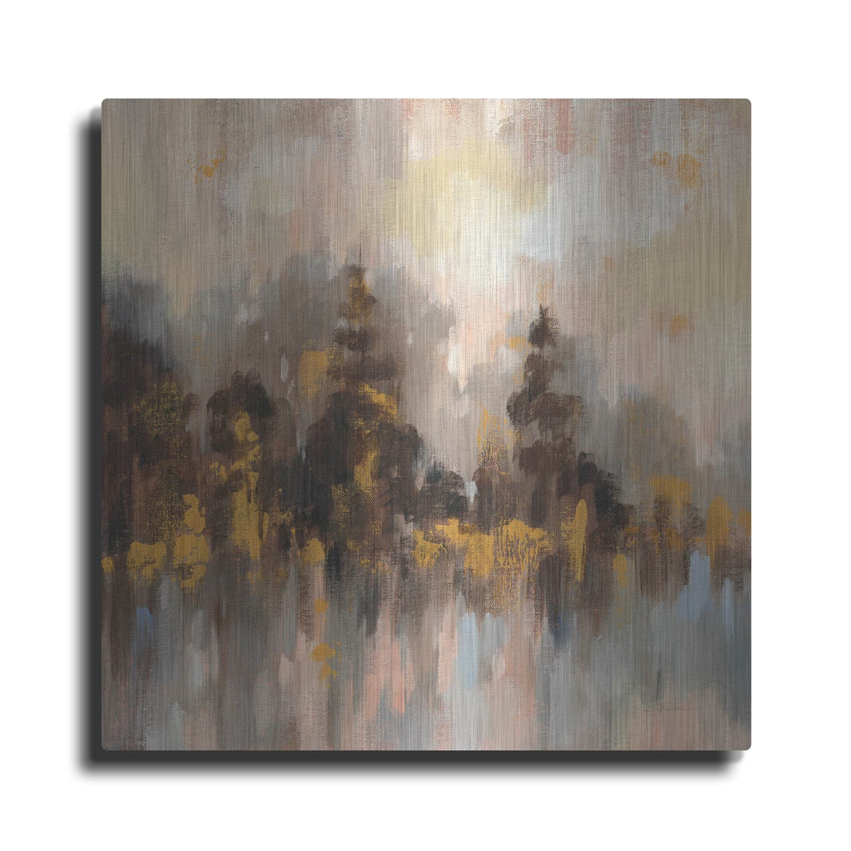 'Blushing Forest II' by Silvia Vassileva – Metal Wall Art