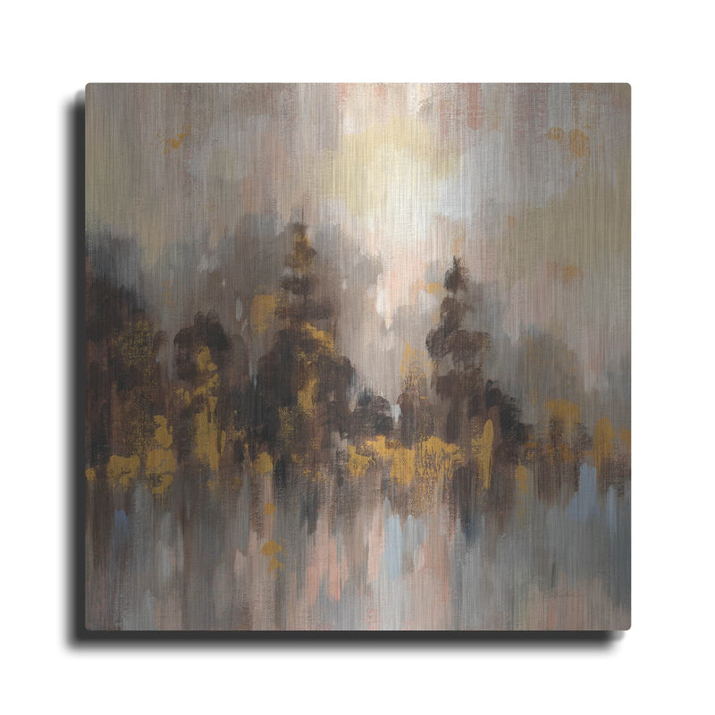 'Blushing Forest II' by Silvia Vassileva – Metal Wall Art