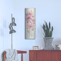 'Beautiful Garden Stems I' by Silvia Vassileva – Metal Wall Art, 12x36 room view