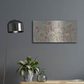 'Delicate Garden' by Silvia Vassileva – Metal Wall Art, 24x12 room view