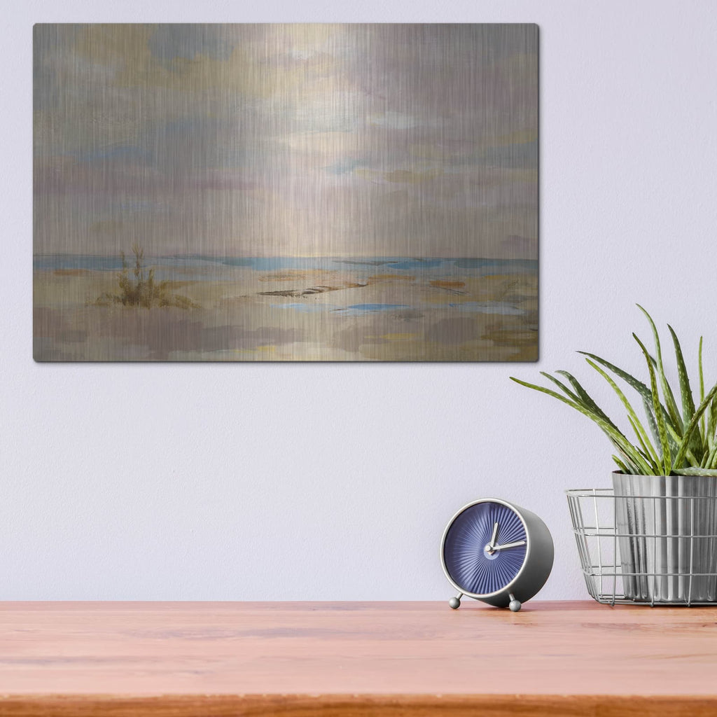 'Dreamy Beach' by Silvia Vassileva – Metal Wall Art, 16x12 room view