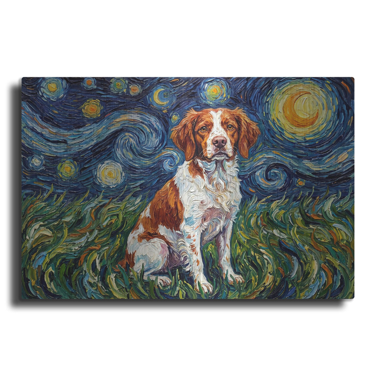 'Brittany Starry Night' by Rich Monet Metal Wall Art
