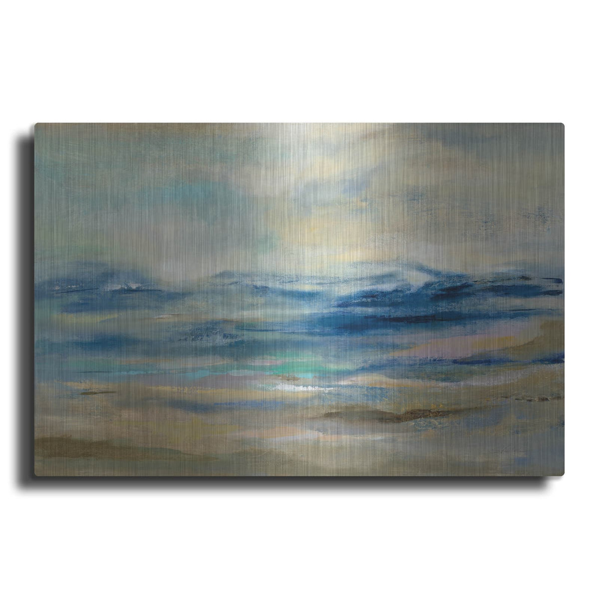 'Whispering Wave' by Silvia Vassileva – Metal Wall Art