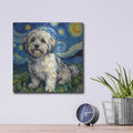 'Havanese Starry Night' by Rich Monet Metal Wall Art