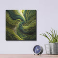 'Moss Swirles' by Rich Monet Metal Wall Art