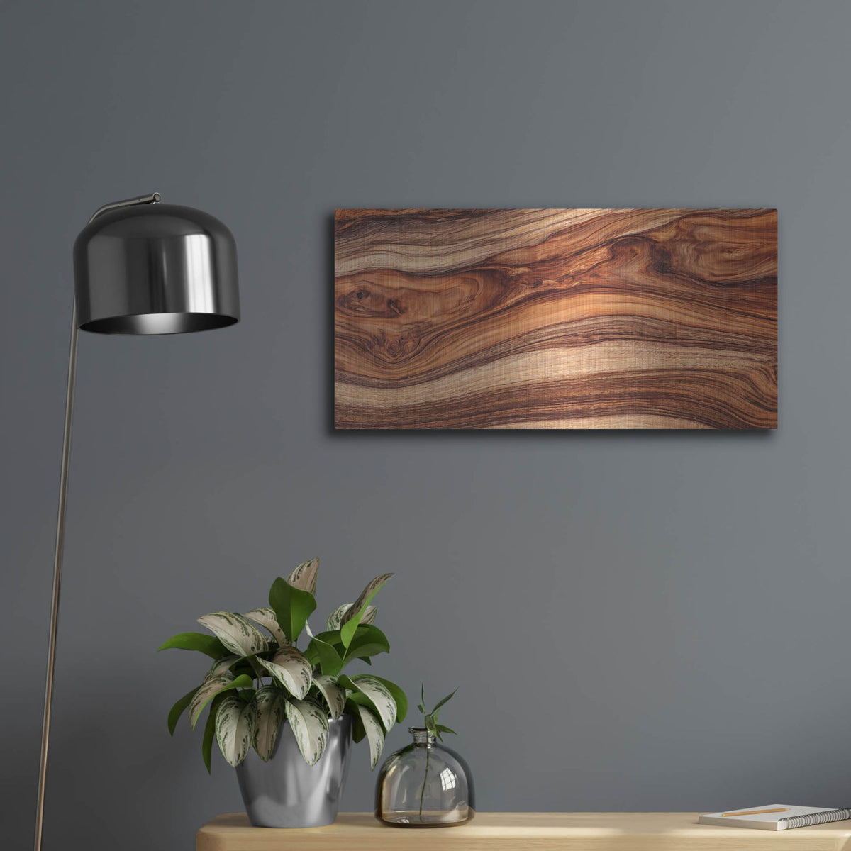 'Nature's Abstract' by Rich Monet Metal Wall Art