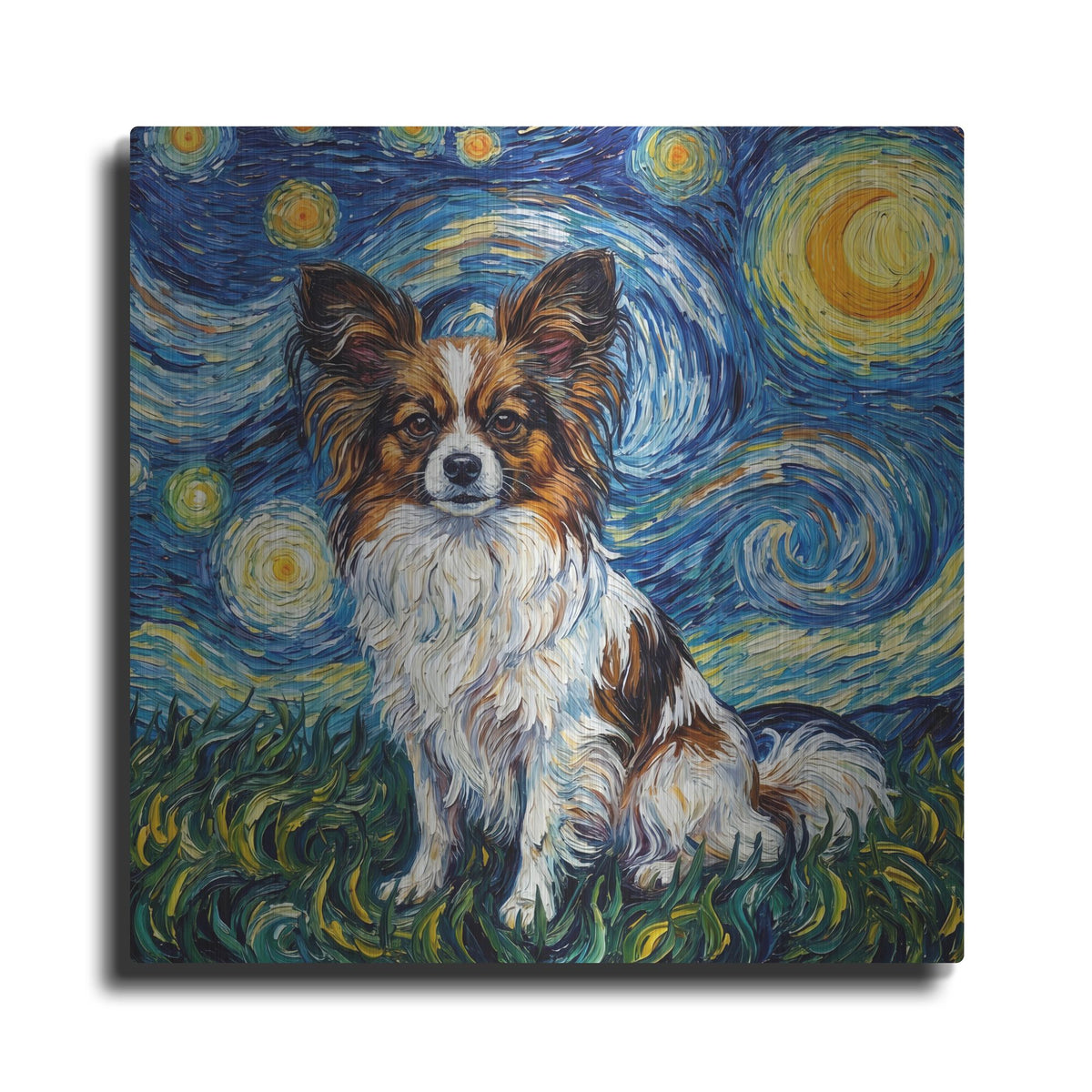 'Papillon Starry Night' by Rich Monet Metal Wall Art