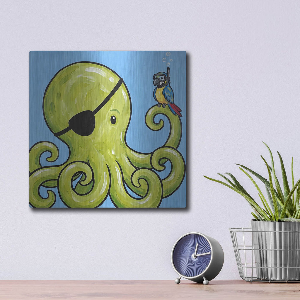 'Pirate Friends' by Rich Monet Metal Wall Art