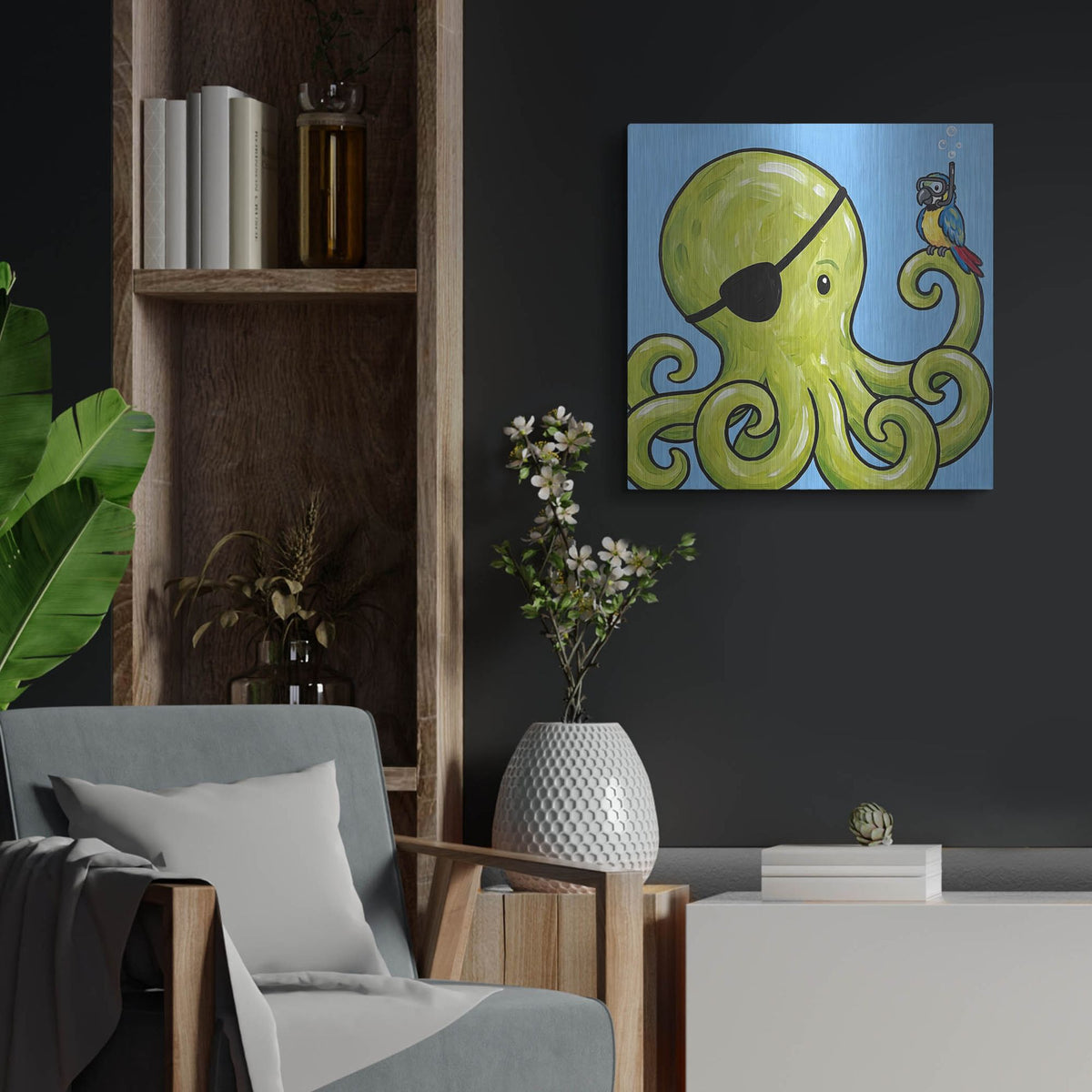 'Pirate Friends' by Rich Monet Metal Wall Art