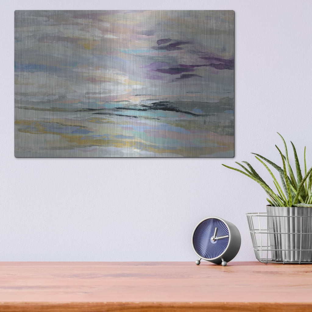 'Sea and Sky' by Silvia Vassileva – Metal Wall Art, 16x12 room view
