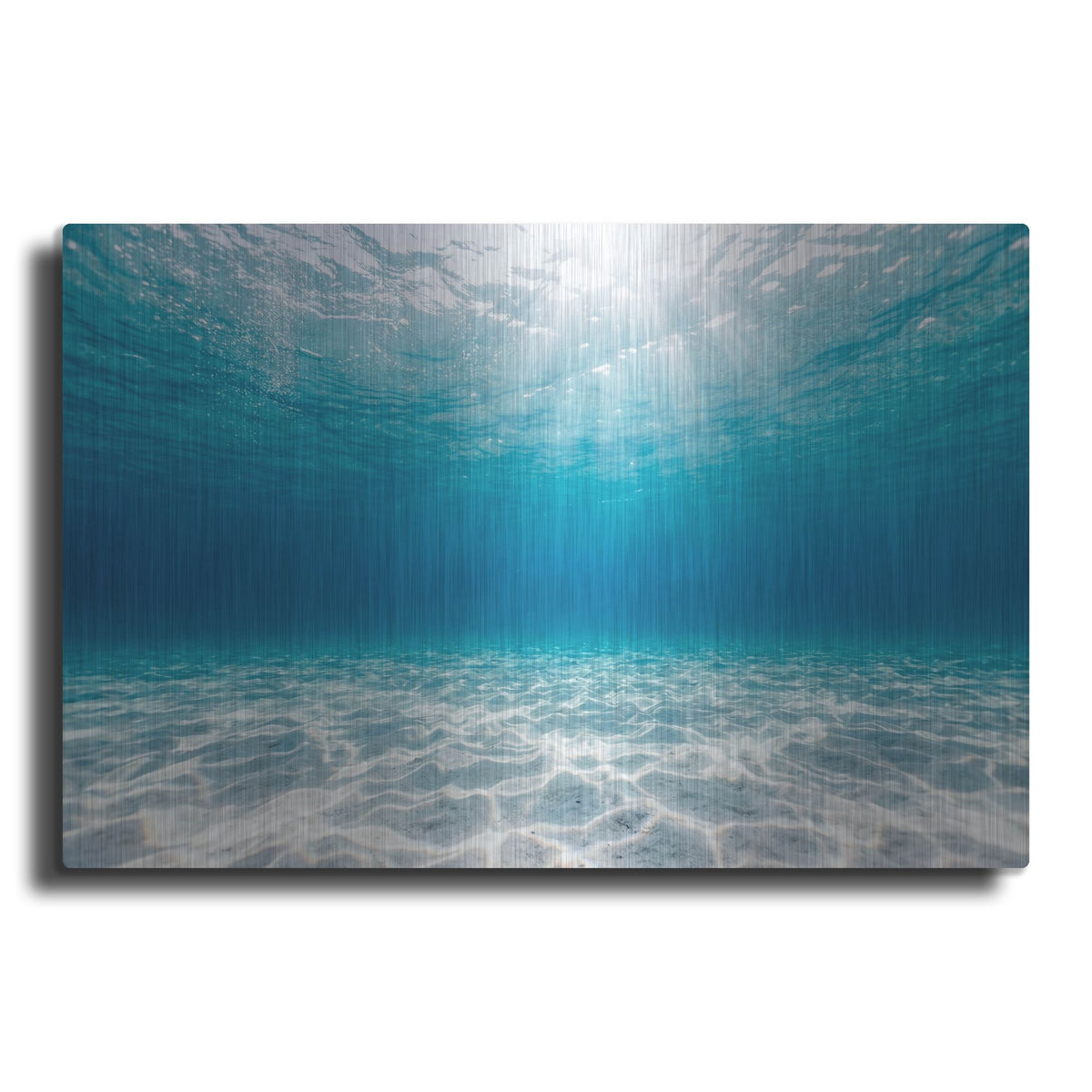 'Underwater Glow' by Rich Monet Metal Wall Art