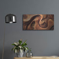 'Wooden Sandunes' by Rich Monet Metal Wall Art