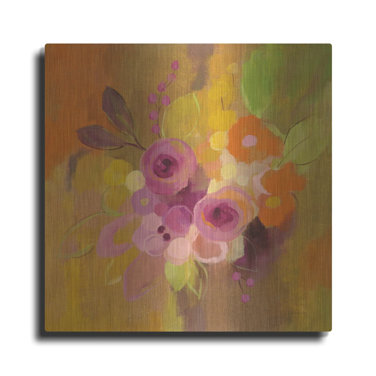 'Small Bouquet I' by Silvia Vassileva – Metal Wall Art