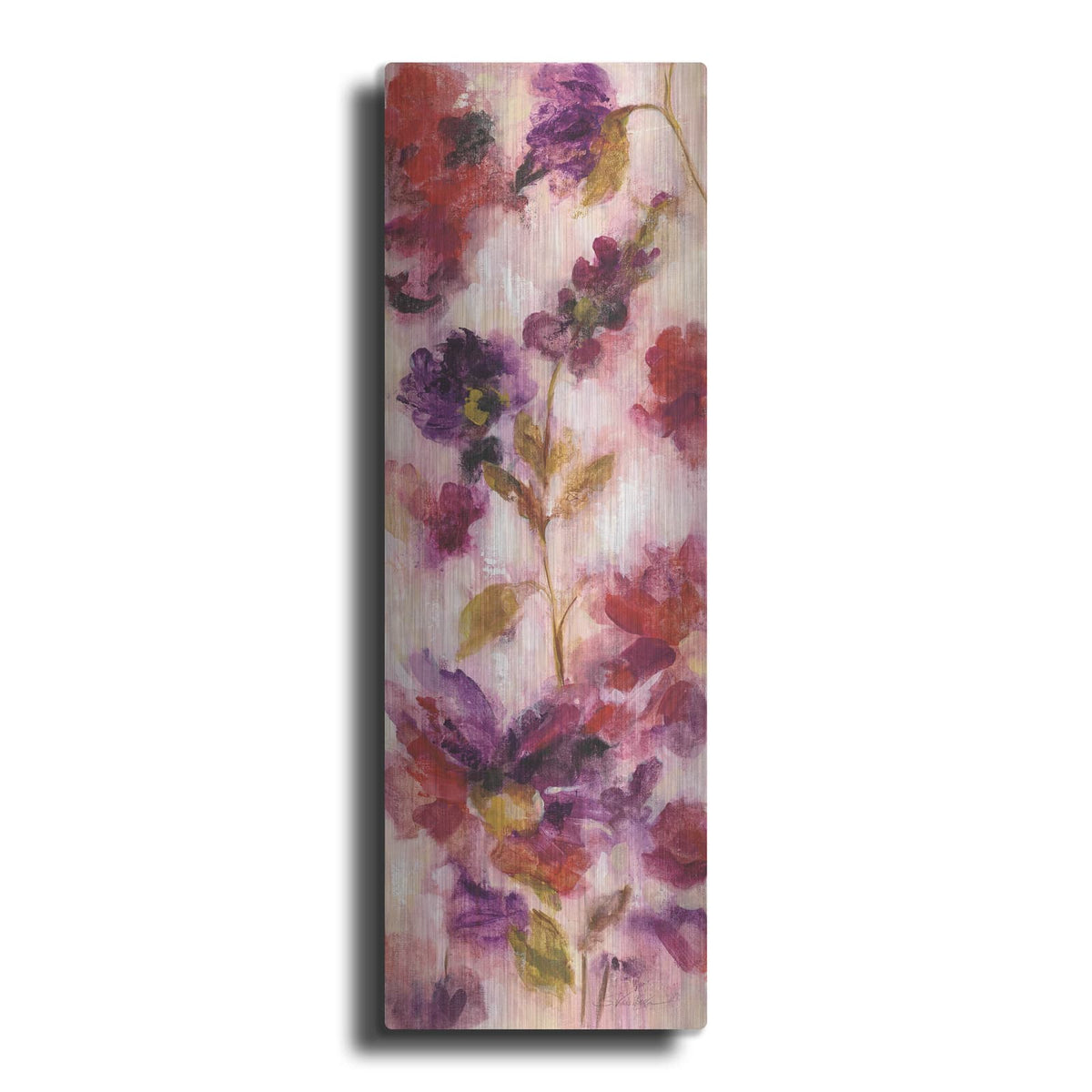 'Exuberant Florals III' by Silvia Vassileva – Metal Wall Art