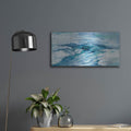 'Archipelago Seascape' by Silvia Vassileva – Metal Wall Art, 24x12 room view