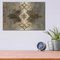 'Southwest Design I' by Silvia Vassileva – Metal Wall Art, 16x12 room view