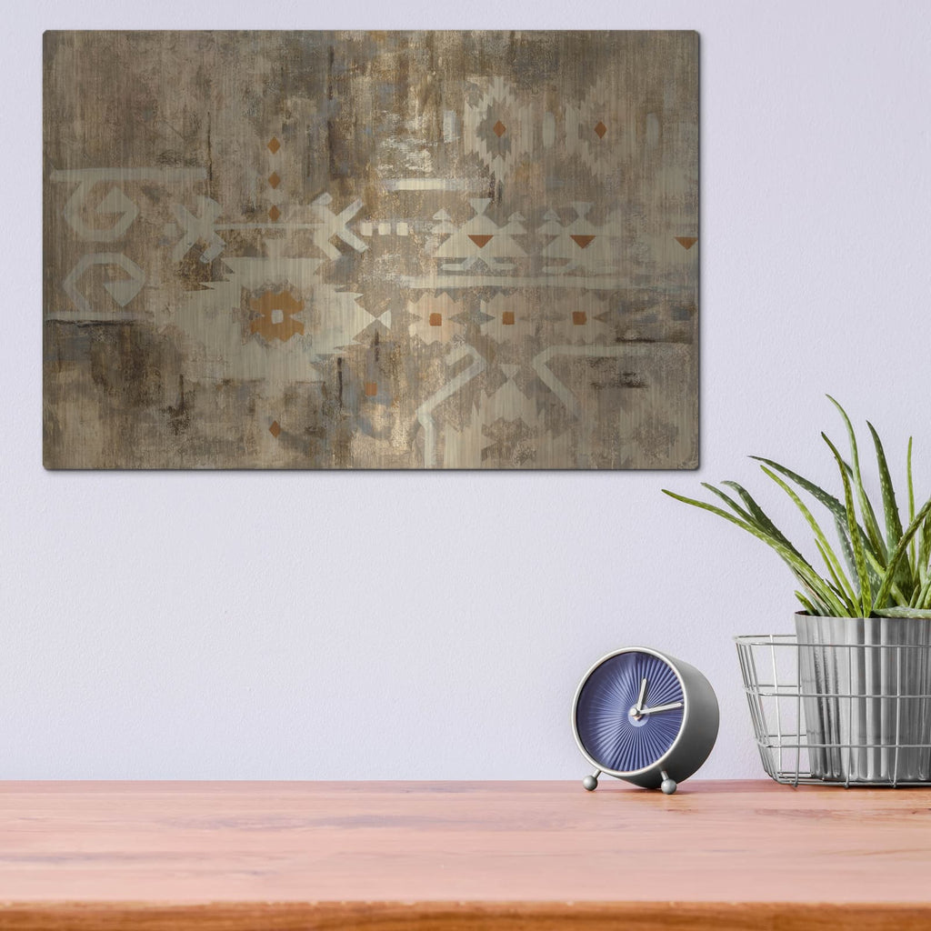 'Southwest Design III' by Silvia Vassileva – Metal Wall Art, 16x12 room view