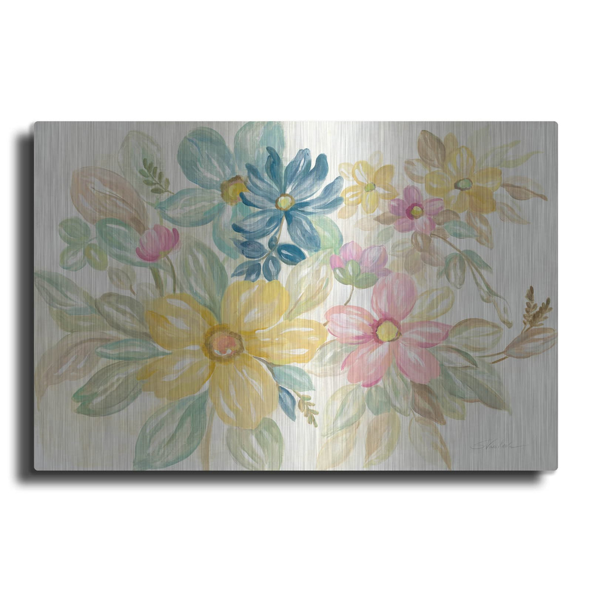 'June Bloom' by Silvia Vassileva – Metal Wall Art