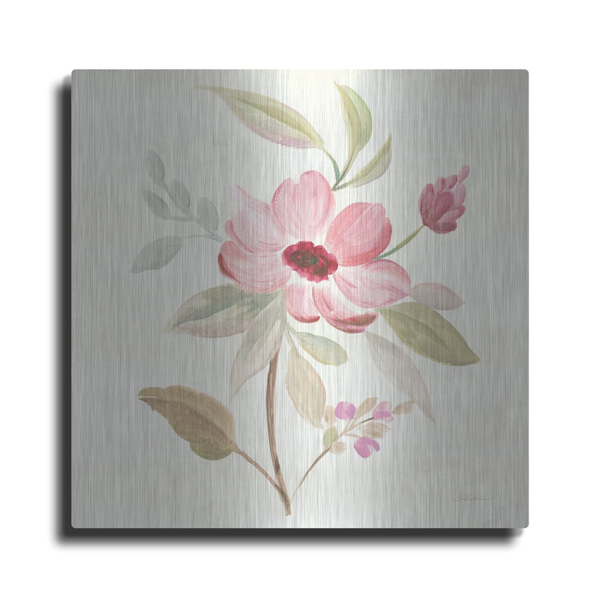 'Petals and Blossoms VI' by Silvia Vassileva – Metal Wall Art