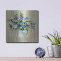 'Coastal Bouquet' by Silvia Vassileva – Metal Wall Art, 12x12 room view