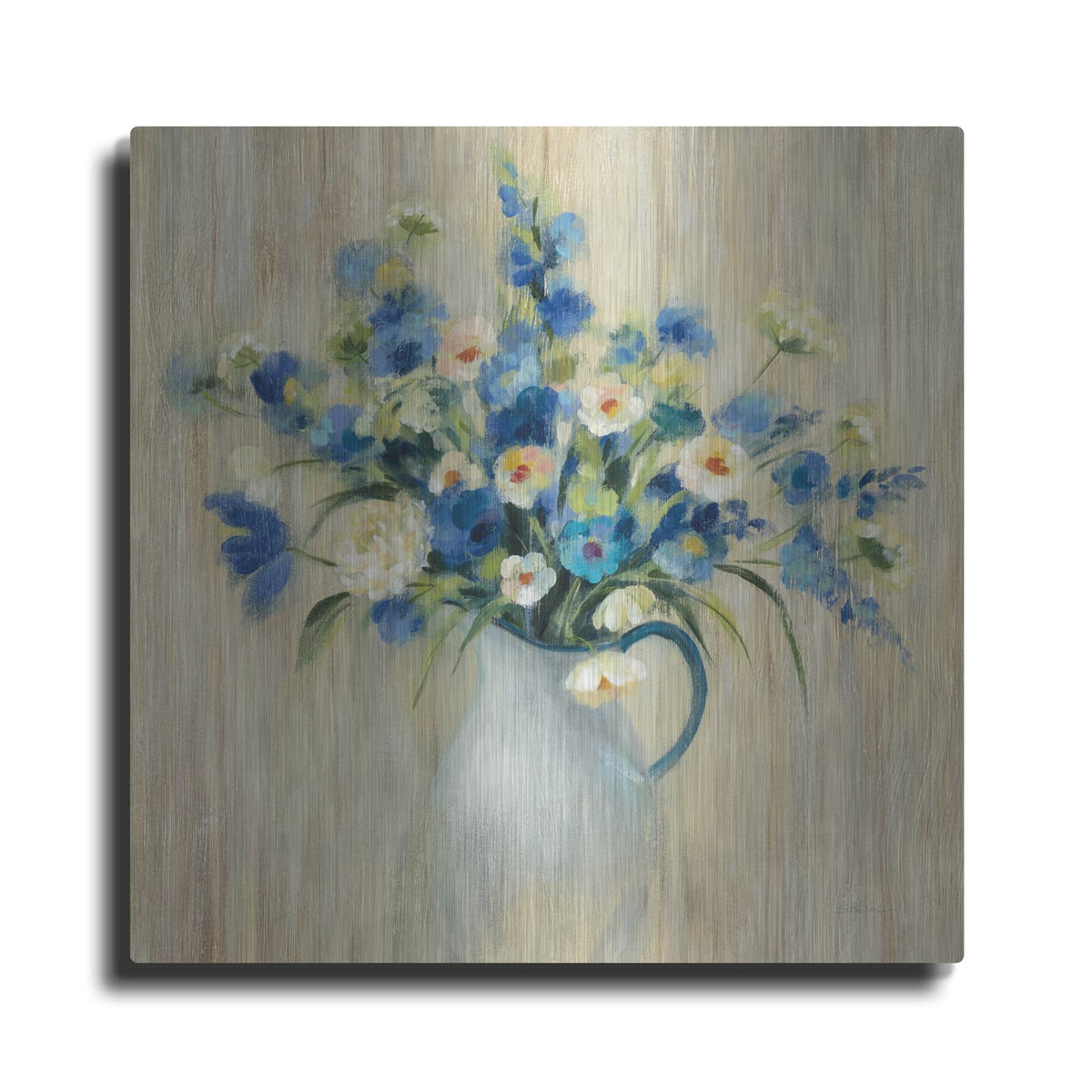 'Coastal Bouquet' by Silvia Vassileva – Metal Wall Art