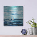 'Black Sea I' by Silvia Vassileva – Metal Wall Art, 12x12 room view