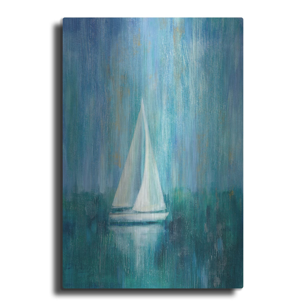 'Sailboat Simplicity I' by Silvia Vassileva – Metal Wall Art