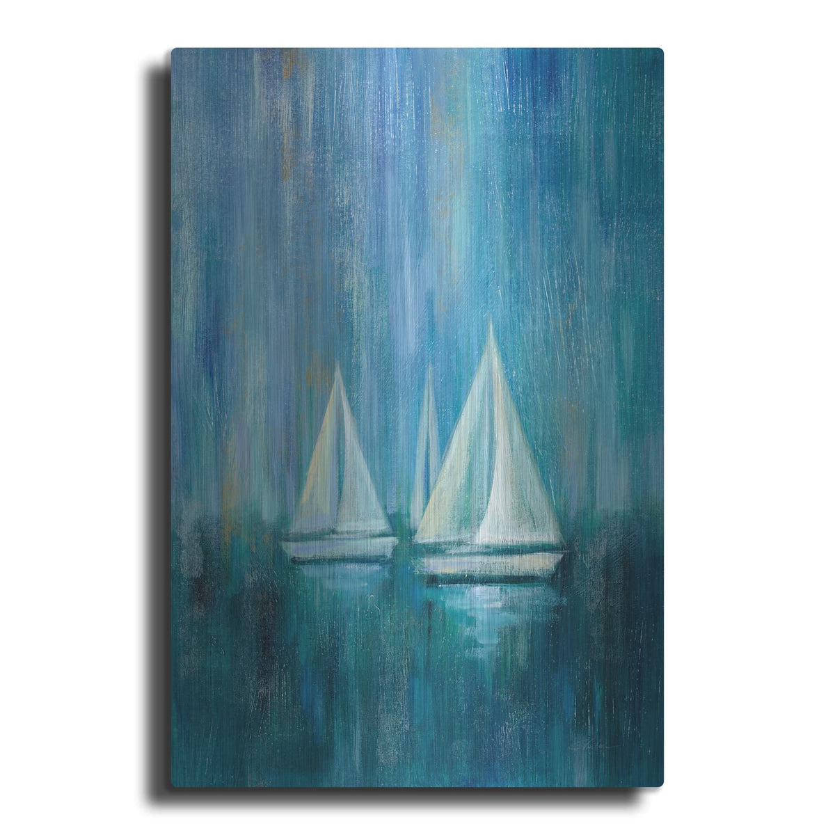 'Sailboat Simplicity II' by Silvia Vassileva – Metal Wall Art
