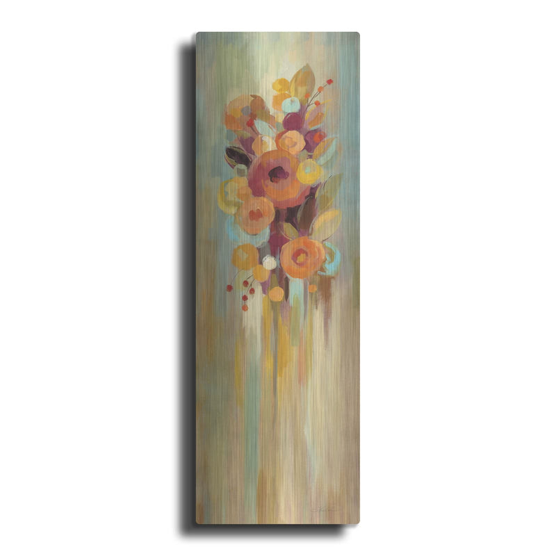 'Tall Autumn Flowers I' by Silvia Vassileva – Metal Wall Art