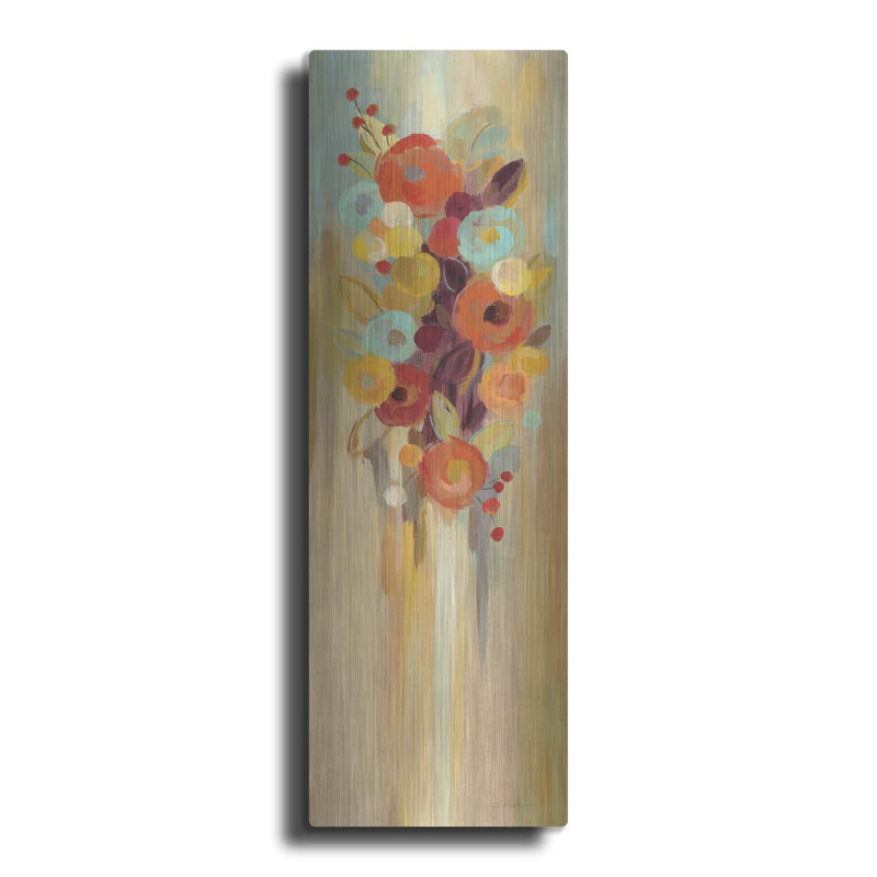 'Tall Autumn Flowers II' by Silvia Vassileva – Metal Wall Art