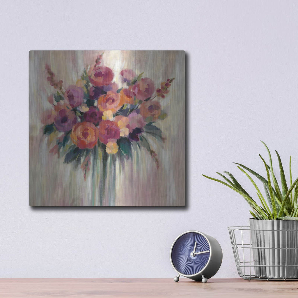 'Autumn Bouquet' by Silvia Vassileva – Metal Wall Art, 12x12 room view