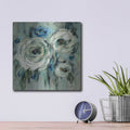 'Big Sage Flowers' by Silvia Vassileva – Metal Wall Art, 12x12 room view