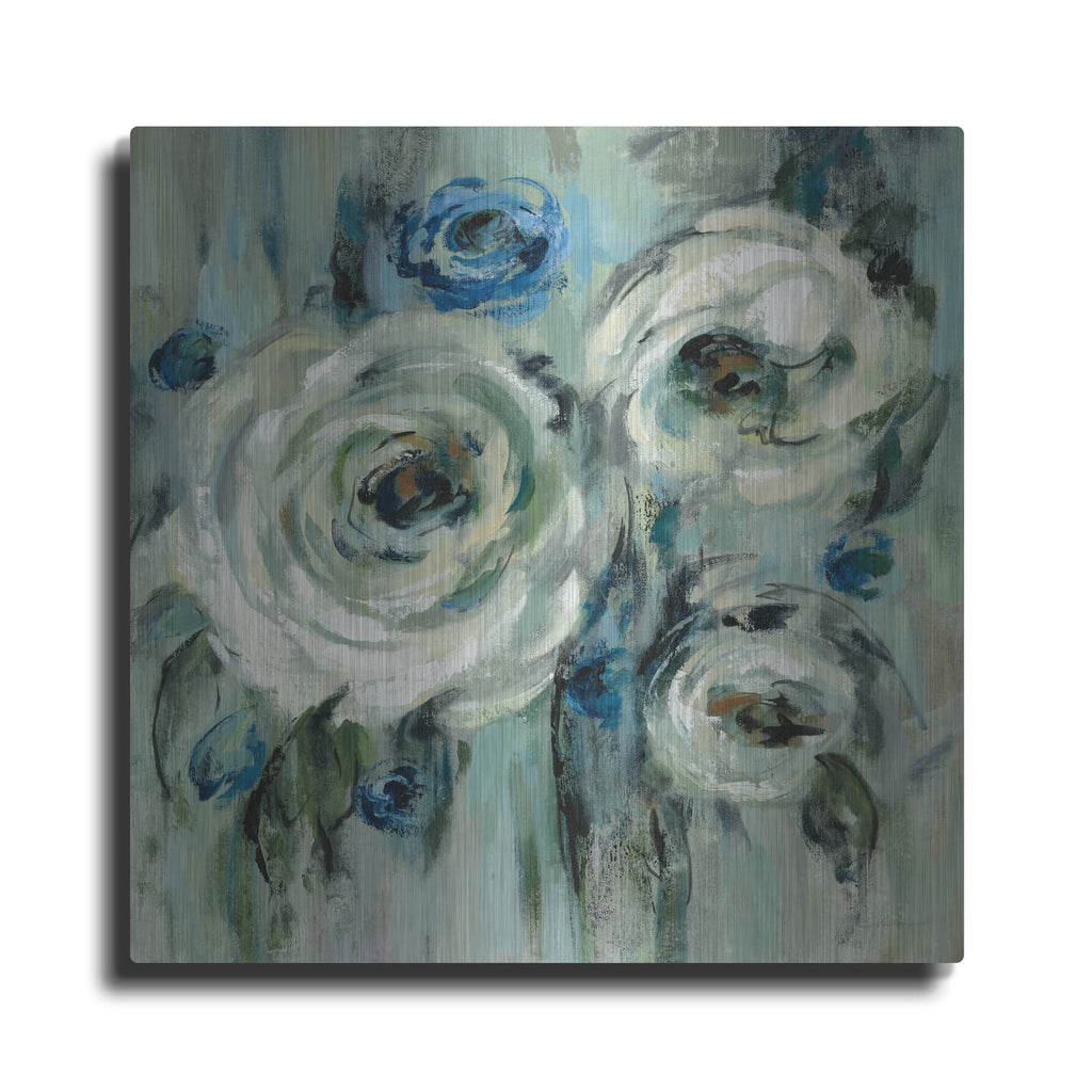 'Big Sage Flowers' by Silvia Vassileva – Metal Wall Art
