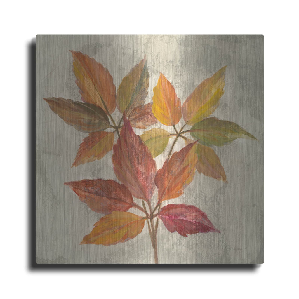 'November Leaves I' by Silvia Vassileva – Metal Wall Art